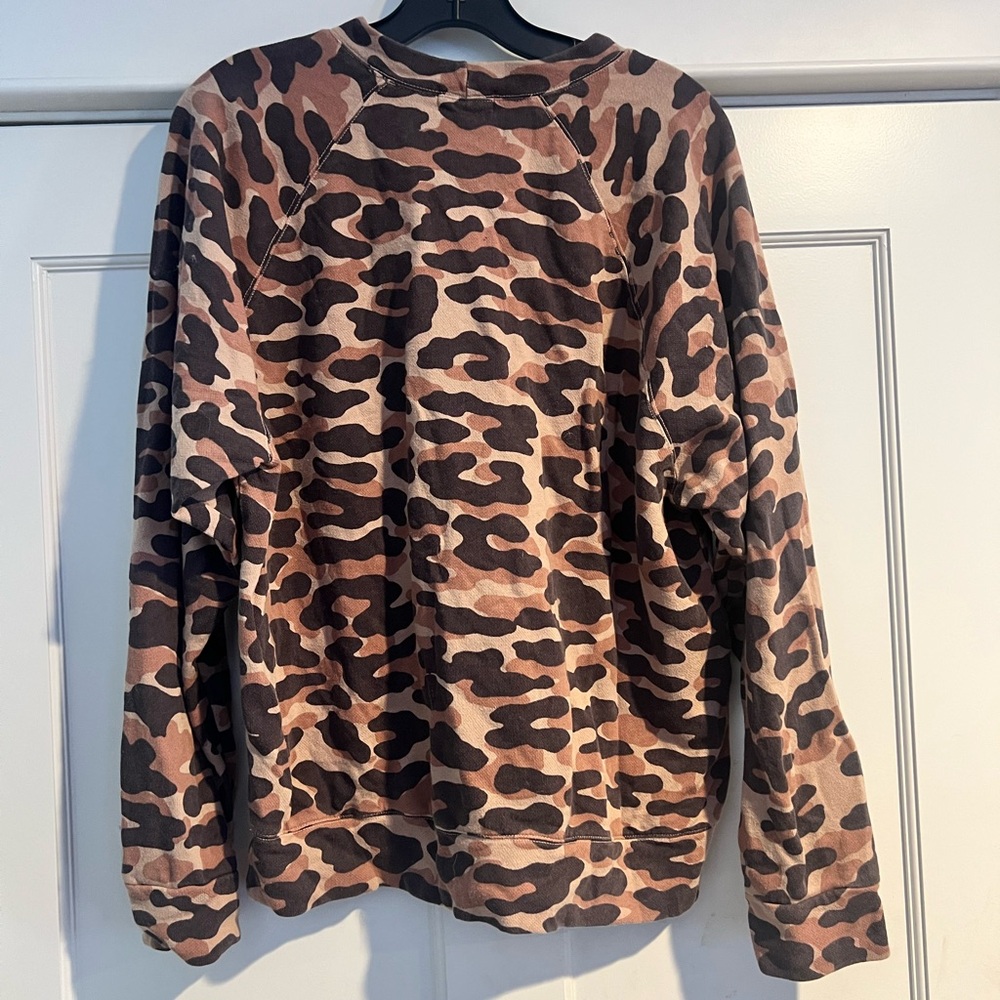 MONROW Animal Camo Print Sweatshirt - XL - Picture 7 of 12